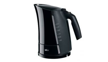 Braun Multiquick 5 Kettle 1.7 L, Black - Wk500, Plastic Material