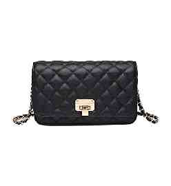 Black Slim Shoulder Bag