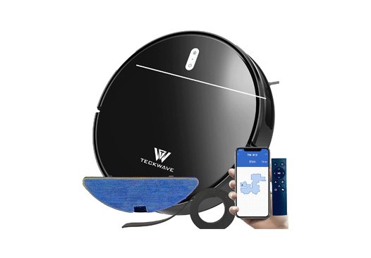 TECKWAVE Dual Dynamic Navigation Robot Vacuum Cleaner