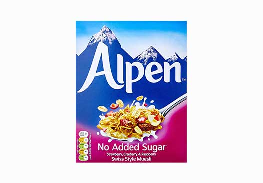 alpen muesli brand