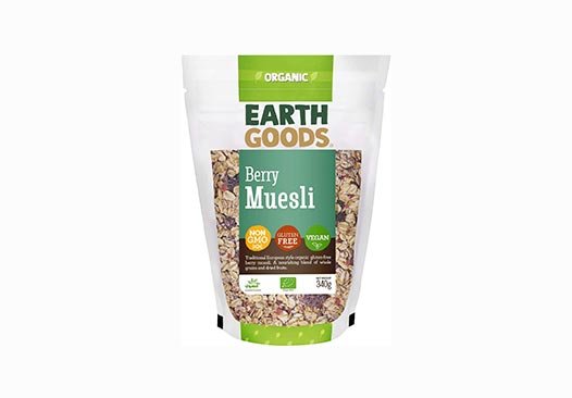 organicearthgoods muesli brand